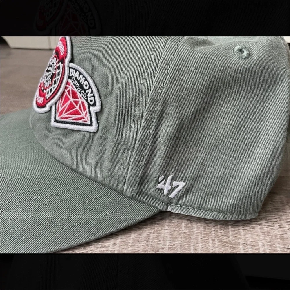 47 Brand Sample Toronto Raptors Diamond Supply Patch CAPTAIN DT Cap
